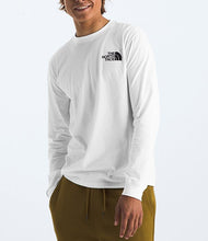 Load image into Gallery viewer, The North Face Men’s Box NSE LS Tee in White