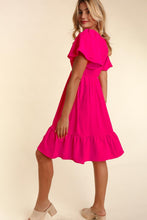 Load image into Gallery viewer, Adventure of a Lifetime Smocked Dress Hot Pink