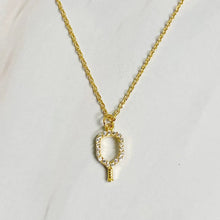 Load image into Gallery viewer, Club Pickleball Dainty Gold Necklace