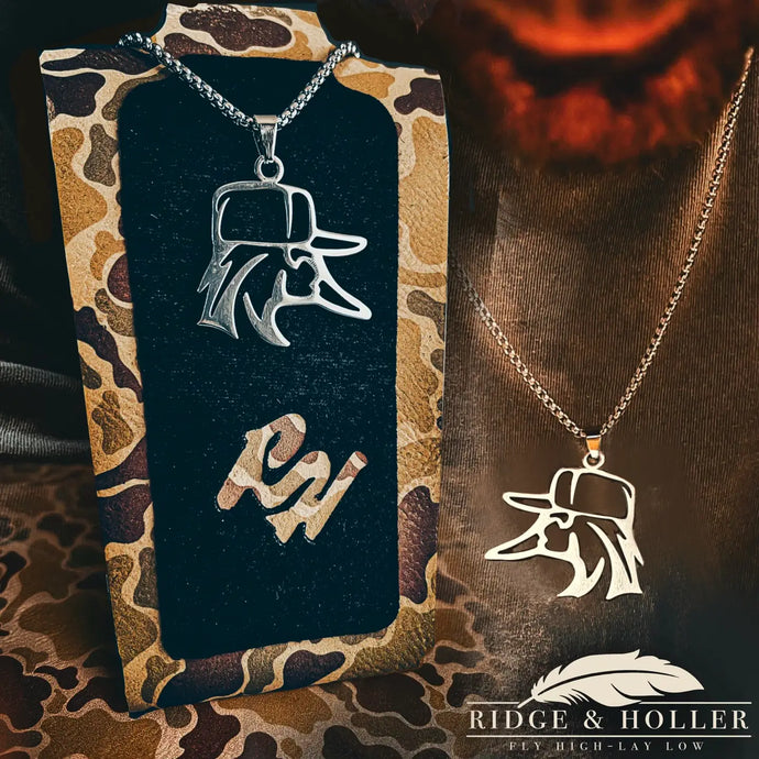 Ridge&Holler Adult Stainless Steel Duck Bill Necklace