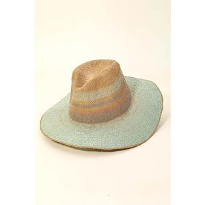 Spring Hue Sun Raffia Hat