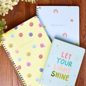 Church Notes Happy Icons Notebook