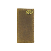 Load image into Gallery viewer, Vintage Tan Brass Mississippi State Roper Wallet