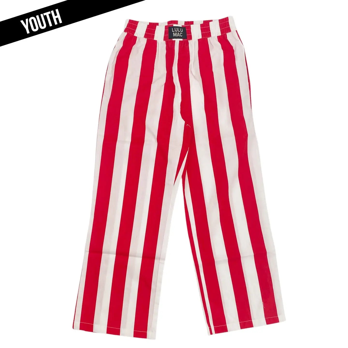 Lulu Mac Youth Pants in Darby Red