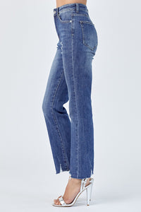 All Kinds Of Nonsense High Rise Straight Leg Jeans