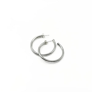 Erin Gray Paris Sterling Silver Post Hoops