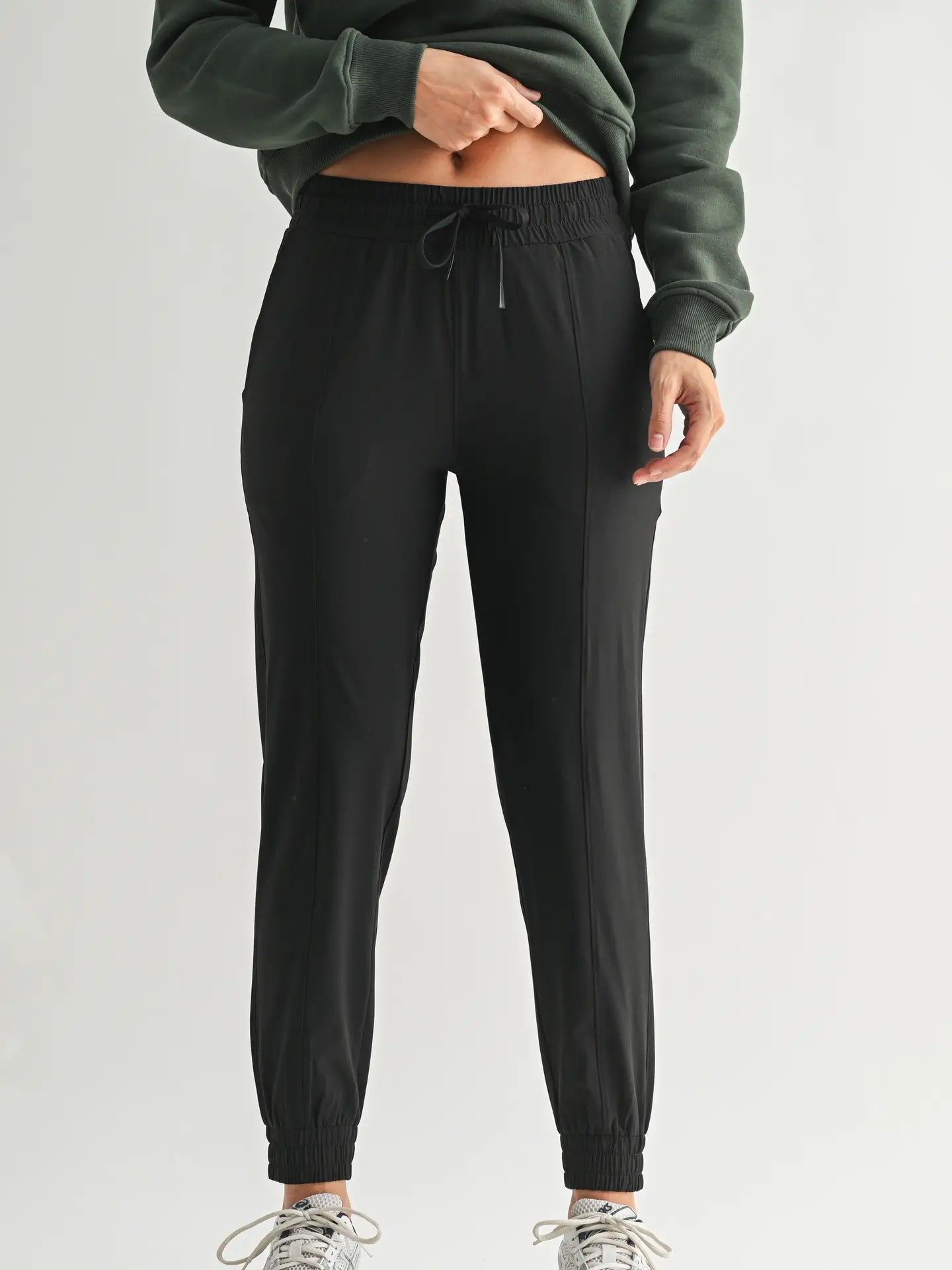 Only Me Joggers in Black