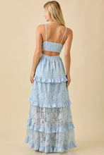 Load image into Gallery viewer, Only Missing You Lace Maxi Dress With Ruffles