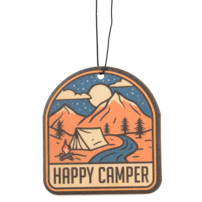 Happy Camper Car Freshie Black Diamond