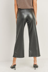 Just Imagine Wide Leg Pleather Pants