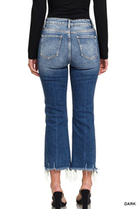 Way Down Deep Crop Flare Jeans