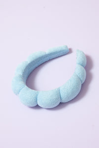 Spa Sponge Terry Towel Scalloped Headband Mint