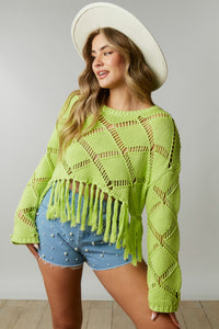 Never Ending Moment Fringe Top