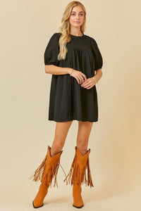 A Little Reckless Mini Dress Black