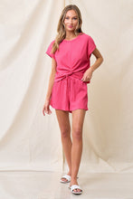 Load image into Gallery viewer, My Summer Top &amp; Short Set Fuchsia