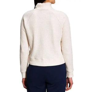 The North Face Women's Mock Neck Chabot Pullover in White Dune