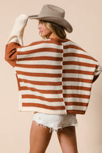 Load image into Gallery viewer, Simple Pleasures Color Block Knit Sweater