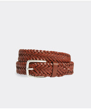 Load image into Gallery viewer, Vineyard Vines Braided Leather Belt in Moose