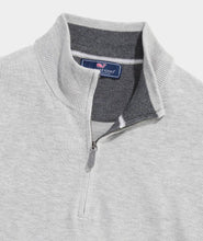 Load image into Gallery viewer, Vineyard Vines Boathouse Tipped Quarter Zip Sweater