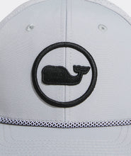 Load image into Gallery viewer, Vineyard Vines Whale Dot Performance Trucker Hat in Granite
