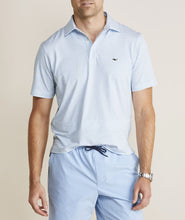 Load image into Gallery viewer, Vineyard Vines Bradley Stripe Sankaty Polo in Ocean Breeze Tejeda