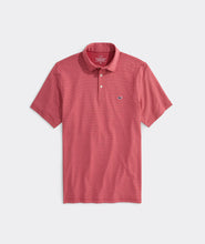 Load image into Gallery viewer, Vineyard Vines St. Jean Stripe Sankaty Polo in Lighthouse Red