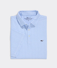 Load image into Gallery viewer, Vineyard Vines Printed Sankaty Polo in Bonefish Jake Blue