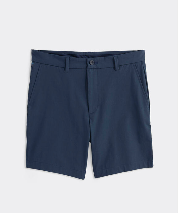 Vineyard Vines 7 Inch Performance On-The-Go Shorts in Blue Blazer