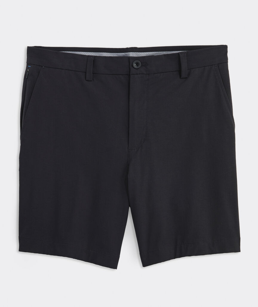 Vineyard Vines 7 Inch Performance On-The-Go Shorts in Jet Black