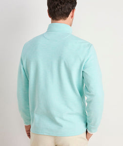 Vineyard Vines Saltwater Quarter Zip in Aqua Haze