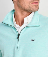 Load image into Gallery viewer, Vineyard Vines Saltwater Quarter Zip in Aqua Haze