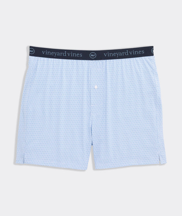 Vineyard Vines Sankaty Boxer Briefs in Whale Dot-White