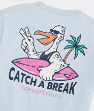 Load image into Gallery viewer, Vineyard Vines Catch a Break Short Sleeve Tee in Pale Sky