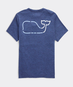 Vineyard Vines Whale Harbor Short Sleeve Tee in Nautical Navy