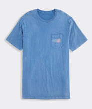 Load image into Gallery viewer, Vineyard Vines Surf Minimal Flag SS Tee in Club Blue