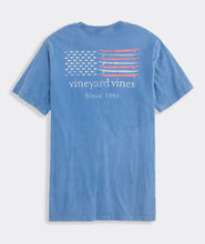 Load image into Gallery viewer, Vineyard Vines Surf Minimal Flag SS Tee in Club Blue
