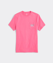 Load image into Gallery viewer, Vineyard Vines Bone Fishing Whale Fill Short Sleeve Tee in Sunset Pink