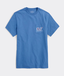 Vineyard Vines Crab Icon SS Tee in Club Blue