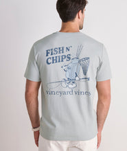 Load image into Gallery viewer, Vineyard Vines Fish N Chips SS Tee in Granite