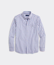 Load image into Gallery viewer, Vineyard Vines Sandie Plaid Perfect Wash Poplin Dress Shirt in Flamingo