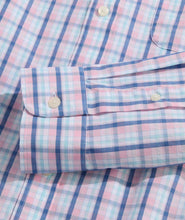 Load image into Gallery viewer, Vineyard Vines Sandie Plaid Perfect Wash Poplin Dress Shirt in Flamingo