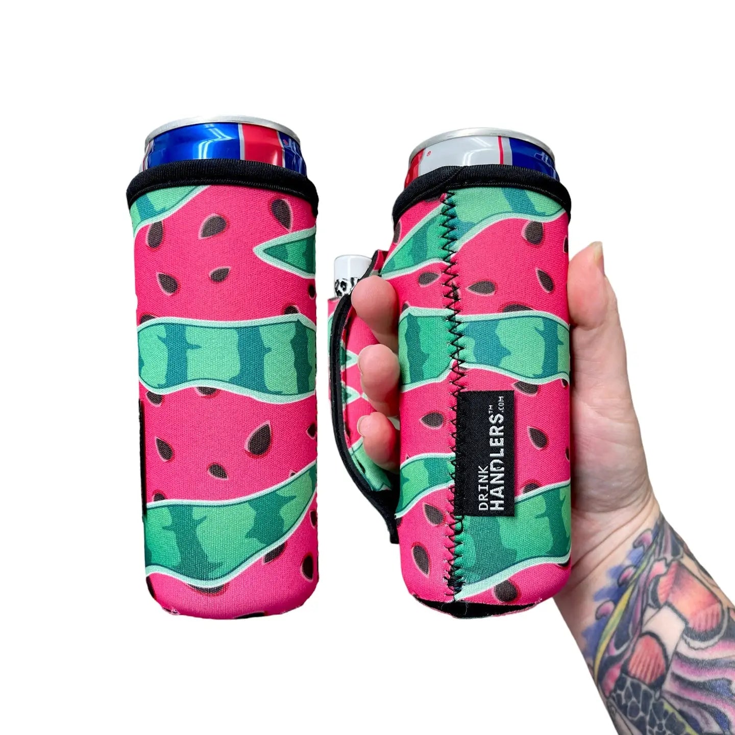 Watermelon 12oz Slim Can Handler