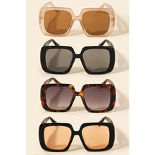 Load image into Gallery viewer, Acetate Square Frame Sunglasses Tortoise