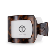 Load image into Gallery viewer, Teleties Large Flat Square Clip Tortoise
