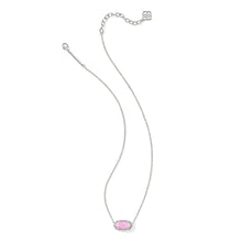 Load image into Gallery viewer, Kendra Scott Elisa Silver Necklace in Carnation Opal