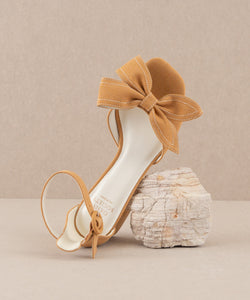 Made For Fun Bow Heels Tan