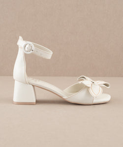 Made For Fun Bow Heels White