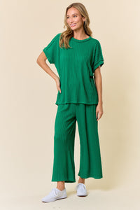 Boho Breeze Pant Set Kelly Green