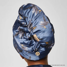 Load image into Gallery viewer, Harry Potter x Kitsch Ravenclaw Satin-Wrapped Hair Towel