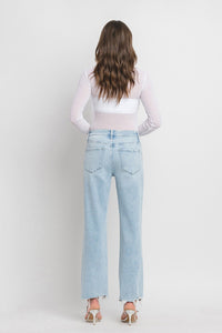 Stumbling In High Rise Slim Wide Leg Jeans